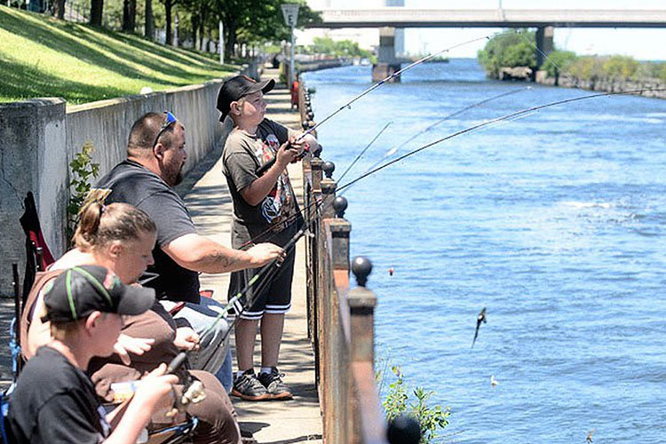 Oswego River Fishing